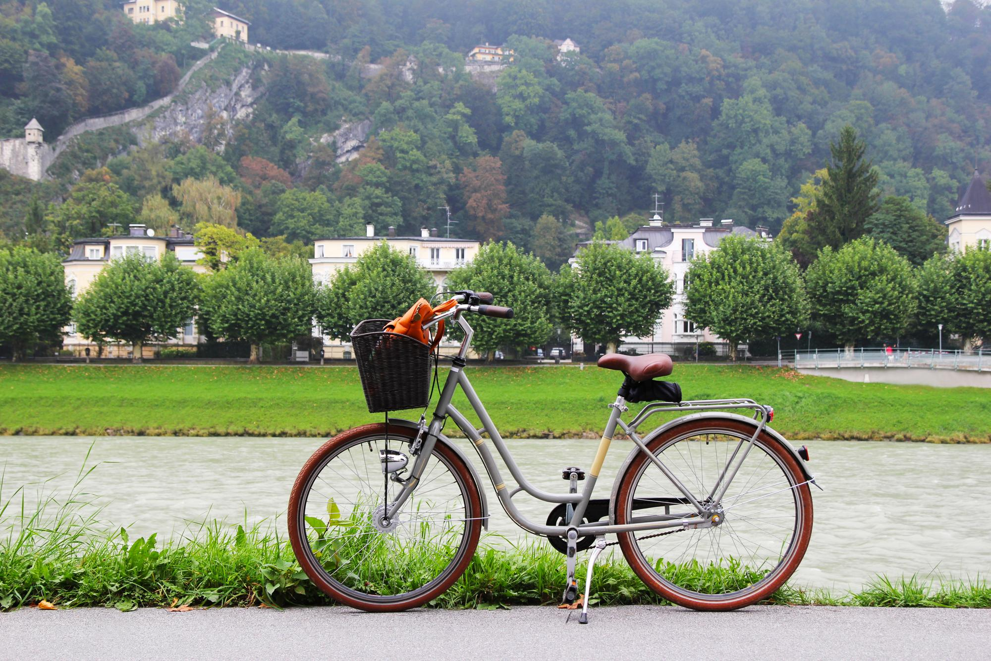 Fahrrad in der Stadt